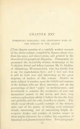 Caapi and Niopo in “On Some Remarkable Narcotics of the Amazon Valley and Orinoco”