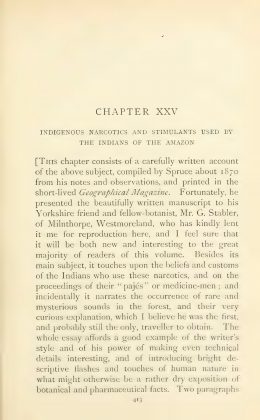 Caapi and Niopo in “On Some Remarkable Narcotics of the Amazon Valley and Orinoco”