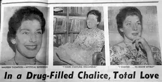 Menlo Wife’s Story: Drugs Open New Life: In a Drug-Filled Chalice, Total Love
